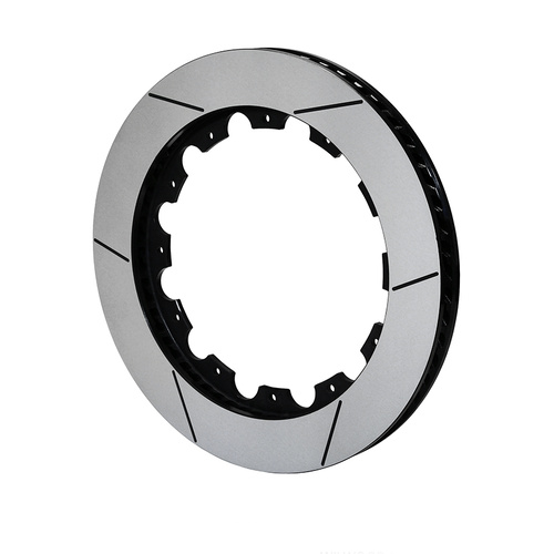 Wilwood Rotor, 1.38 Width, 16 in. Dia, 12 x 10.75 in. Bolt Circle, Spec-37 Iron, 60 CV, GT Slotted, Black Electro Coat, L/H, Each