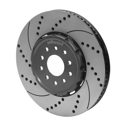 Wilwood Rotor/Hat Assembly, SRP, Lug Drive, 14.00 in Diameter, 1.25 in. Width, .29 Offset, LH, Set