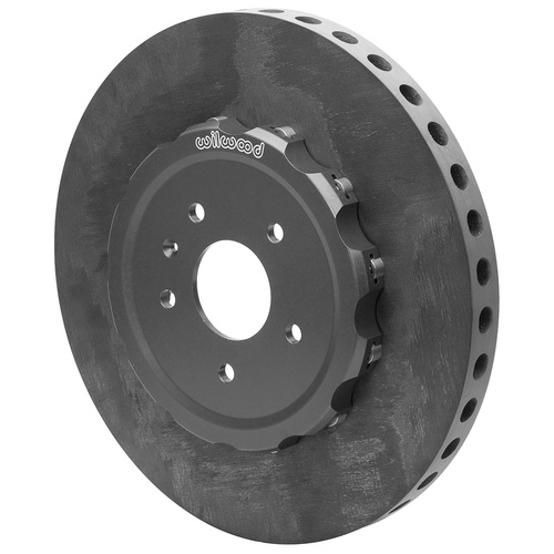 Wilwood ROTOR/HAT ASSY,CSiC,BOBBIN MT,15.00x1.25 THK,.518 OFFSET