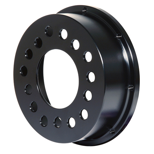 Wilwood Hat, Drag, 8x7.00 in Rotor, 1.960 Offset, 3.06 in. Reg, 5x4.50/5x4.75/5x5.00 in. Hat, Fixed Mt, Alum, Black E-Coat, Each