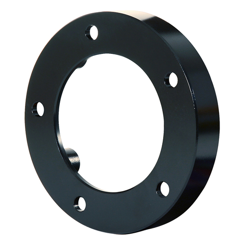 Wilwood Hat, Drag, 5x5.00 in Rotor, 1.000 Offset, 3.57 in. Reg, 5x4.75 in. Hat, Fixed Mt, Alum, Black E-Coat, Each