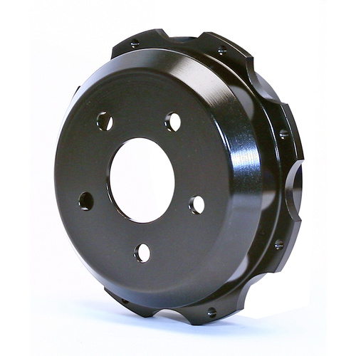 Wilwood Hat, Parking Brake, 8x7.78 in Rotor, 1.640 Offset, 2.29 in. Reg, 5x3.93 in. Hat, Fixed Mt, Iron, Black E-Coat, Each