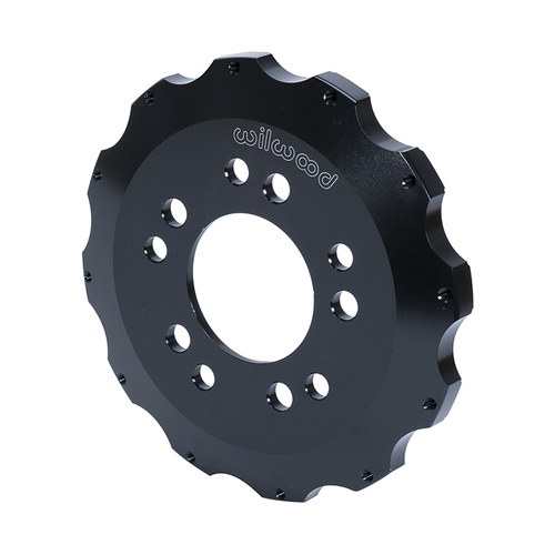 Wilwood Hat, Big Brake, 12x8.75 in Rotor, 0.880 Offset, 2.80 in. Reg, 5x4.50/5x4.75 in. Hat, Fixed Mt, Alum, Black E-Coat, Each