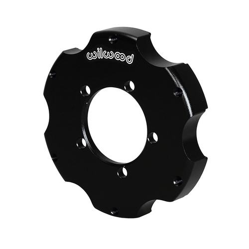 Wilwood Hat, Big Brake, 6x6.25 in Rotor, 0.750 Offset, 2.75 in. Reg, 5x3.35 in. Hat, Fixed Mt, Alum, Black E-Coat, Each