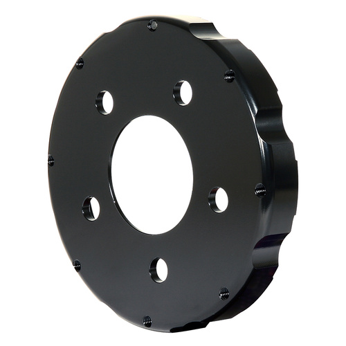 Wilwood Hat, Drag, 8x7.00 in Rotor, 0.810 Offset, 3.76 in. Reg, 5x5.50 in. Hat, Fixed Mt, Alum, Black E-Coat, Each