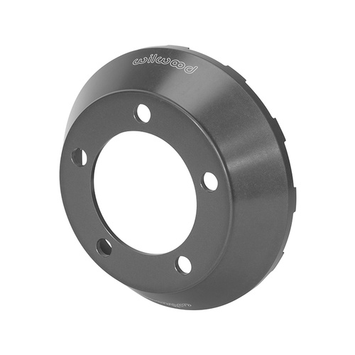 Wilwood Hat, Big Brake, 12x8.75 in Rotor, 2.000 Offset, 4.28 in. Reg, 5x5.50 in. Hat, Fixed Mt, Alum, Black E-Coat, Each