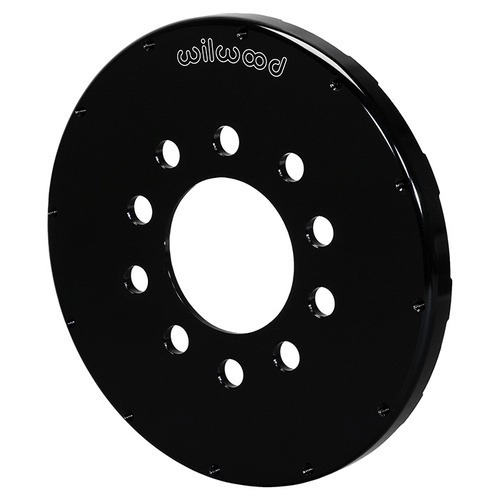 Wilwood Hat, Big Brake, 12x8.75 in Rotor, 0.470 Offset, 3.06 in. Reg, 5x4.50 in. Hat, Fixed Mt, Alum, Black E-Coat, Each