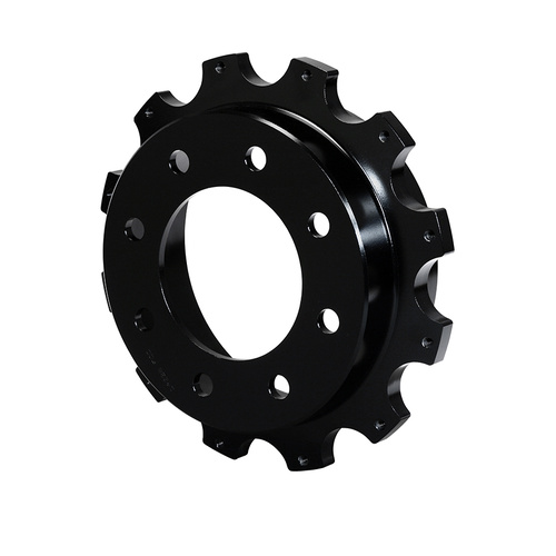 Wilwood Hat, Parking Brake, 12x10.75 in Rotor, 1.780 Offset, 4.63 in. Reg, 8x6.50 in. Hat, Fixed Mt, Iron, Black E-Coat, Each