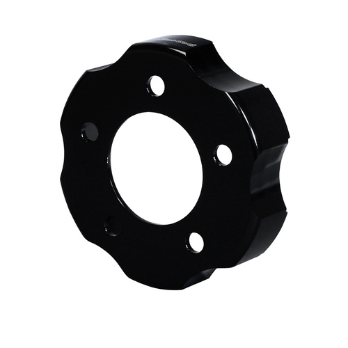 Wilwood Hat, Drag, 6x6.25 in Rotor, 1.380 Offset, 3.06 in. Reg, 5x4.50 in. Hat, Fixed Mt, Alum, Black E-Coat, Each