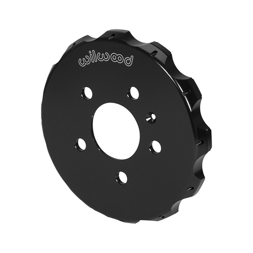 Wilwood Hat, Big Brake, 12x8.75 in Rotor, 0.640 Offset, 2.68 in. Reg, 5x4.41 in. Hat, Fixed Mt, Alum, Black E-Coat, Each