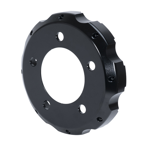 Wilwood Hat, Big Brake, 8x7.00 in Rotor, 1.100 Offset, 3.42 in. Reg, 5x4.72 in. Hat, Fixed Mt, Alum, Black E-Coat, Each
