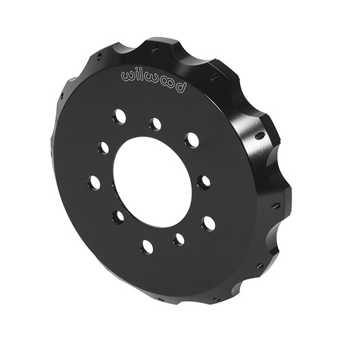 Wilwood Hat, Big Brake, 12x8.75 in Rotor, 0.850 Offset, 3.12 in. Reg, 5x4.72 in. Hat, Fixed Mt, Alum, Black E-Coat, Each