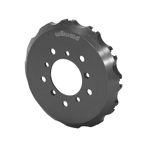 Wilwood Hat, Big Brake, 12x8.75 in Rotor, 0.850 Offset, 3.12 in. Reg, 5x4.72 in. Hat, Dynamic Mt, Alum, Black E-Coat, Each