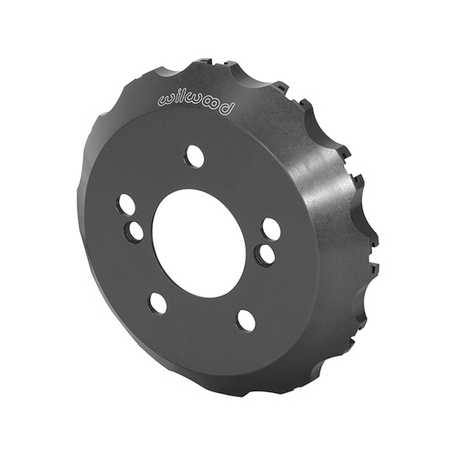 Wilwood Hat, Big Brake, 12x8.75 in Rotor, 1.193 Offset, 2.97 in. Reg, 5x4.72 in. Hat, Dynamic Mt, Alum, Black E-Coat, Each