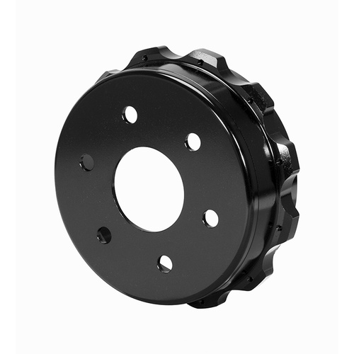 Wilwood Hat, Parking Brake, 12x9.19 in Rotor, 2.260 Offset, 3.09 in. Reg, 6x5.50 in. Hat, Fixed Mt, Iron, Black E-Coat, Each