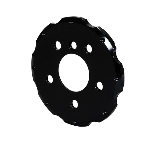 Wilwood Hat, Big Brake, 8x7.00 in Rotor, 0.280 Offset, 2.64 in. Reg, 5x4.41 in. Hat, Fixed Mt, Alum, Black E-Coat, Each