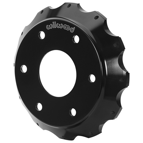 Wilwood Hat, Big Brake, 12x8.75 in Rotor, 1.380 Offset, 3.06 in. Reg, 6x5.50 in. Hat, Fixed Mt, Alum, Black E-Coat, Each