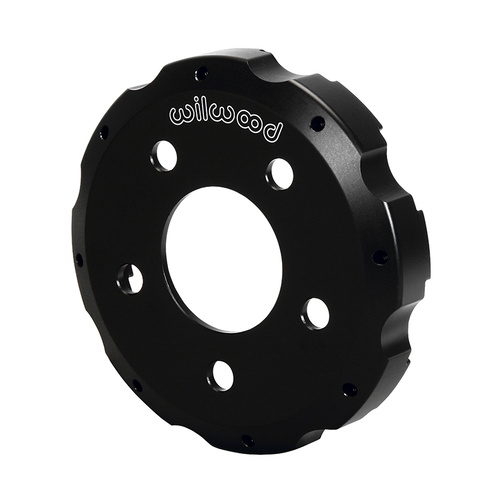 Wilwood Hat, Big Brake, 8x7.00 in Rotor, 0.500 Offset, 2.40 in. Reg, 5x3.93 in. Hat, Fixed Mt, Alum, Black E-Coat, Each