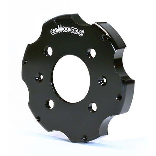 Wilwood Hat, Drag, 6x6.25 in Rotor, 0.660 Offset, 2.53 in. Reg, 4x3.93 in. Hat, Fixed Mt, Alum, Black E-Coat, Each