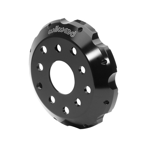 Wilwood Hat, Big Brake, 8x7.00 in Rotor, 1.100 Offset, 2.29 in. Reg, 5x3.93/5x4.50 in. Hat, Fixed Mt, Alum, Black E-Coat, Each