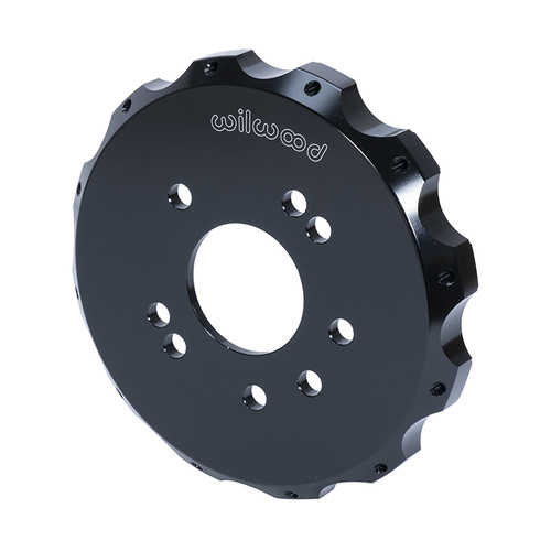 Wilwood Hat, Big Brake, 12x8.75 in Rotor, 0.750 Offset, 2.69 in. Reg, 4x4.50/5x4.50 in. Hat, Fixed Mt, Alum, Black E-Coat, Each
