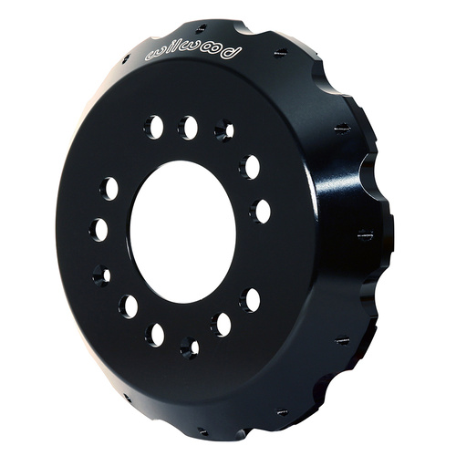Wilwood Hat, Big Brake, 12x7.00 in Rotor, 2.020 Offset, 2.67 in. Reg, 5x4.50/5x4.75 in. Hat, Fixed Mt, Alum, Black E-Coat, Each