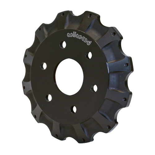Wilwood Hat, Truck, 12x9.19 in Rotor, 0.810 Offset, 3.09 in. Reg, 6x5.50 in. Hat, Fixed Mt, Alum, Black E-Coat, Each