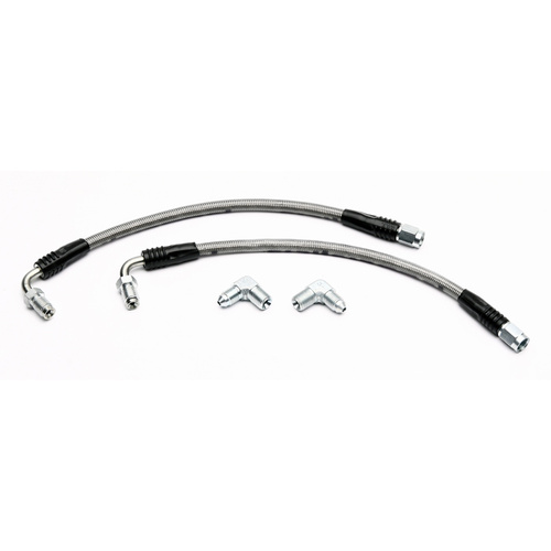 Wilwood Flexline, 10.50 in. Length, 3/8-24 Male to -3 Female, Corvette 65-82 Rear, Kit