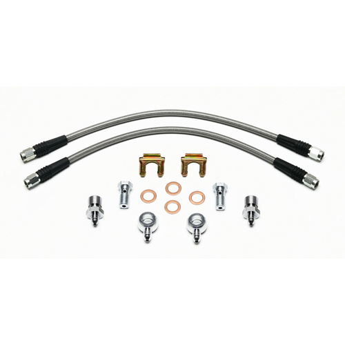 Wilwood Flexline, 14.00 in. Length, -3 Female to -3 Female, D52 Caliper, Kit