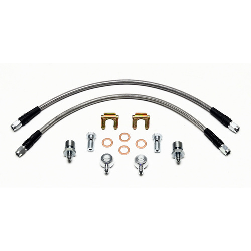 Wilwood Flexline, 16.00 in. Length, -3 Female to -3 Female, D52 Caliper, Kit