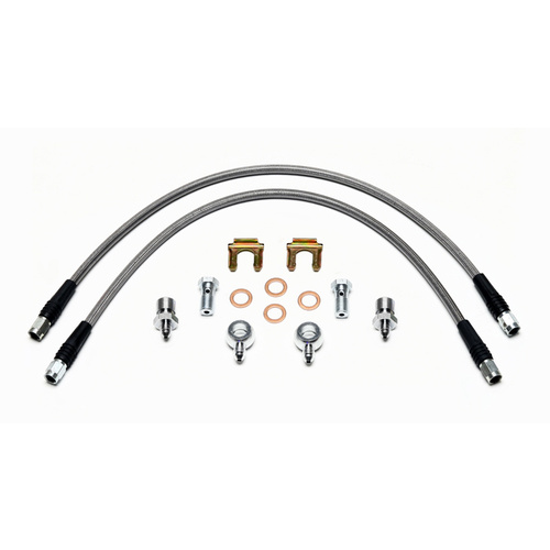 Wilwood Flexline, 20.00 in. Length, -3 Female to -3 Female, D52 Caliper, Kit