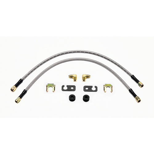 Wilwood Flexline, 20.00 in. Length, -3 Female to -3 Female, For Subaru, Kit