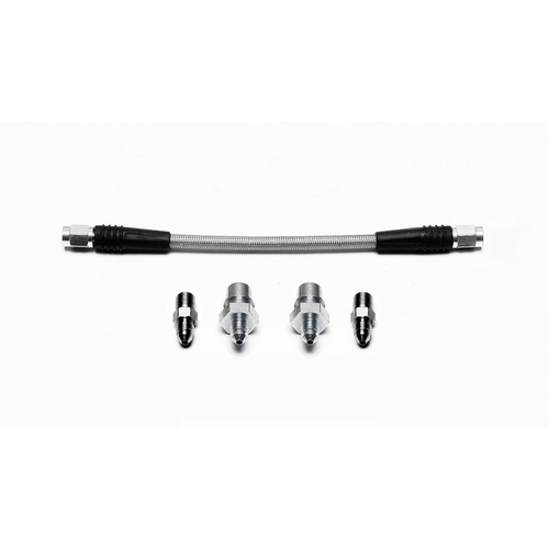 Wilwood Flexline, 8.00 in. Length, -3 Female to -3 Female, For BMW E90, Kit