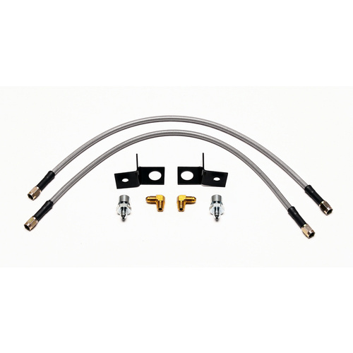 Wilwood Flexline, 20.00 in. Length, -3 Female to -3 Female, 2007-UP For Jeep JK, Kit
