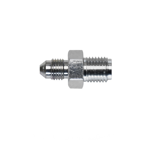 Wilwood Fitting, Inlet, Straight, -3 To 7/16-20 Steel, Zinc