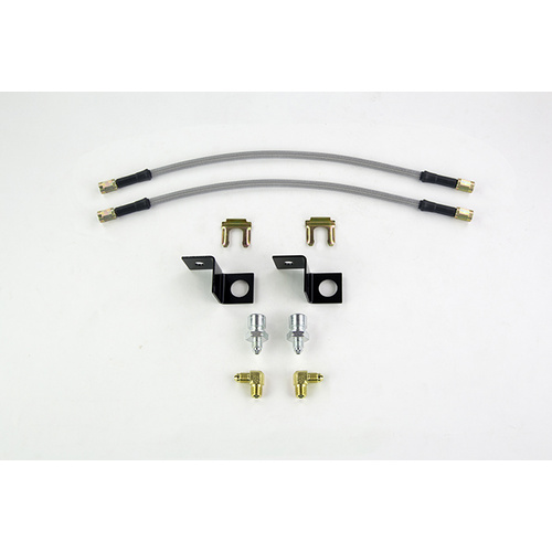 Wilwood Flexline, 14.00 in. Length, -3 Female to -3 Female, 2015 -Up F-150 Rear, Kit