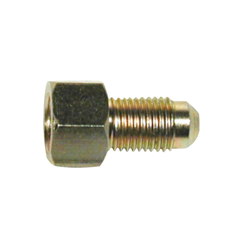 Wilwood Fitting, Tube Adapter, 3/8-24X3/8-24 Inverted Flare