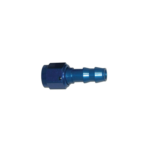 Wilwood Fitting, Straight, -6 Swivel To 3/8 Hose Barb, Alum