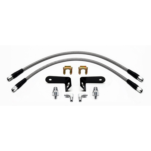 Wilwood Flexline, 18.00 in. Length, -3 Female to -3 Female, GTO 05-06 Front, Kit