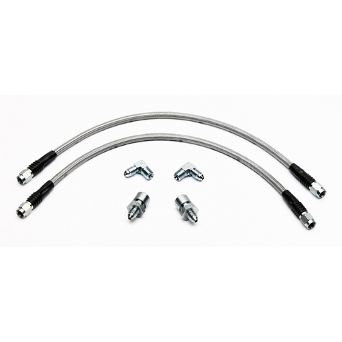 Wilwood Flexline, 16.00 in. Length, -3 Female to -3 Female, For Ford F150 2005-2006 Front, Kit