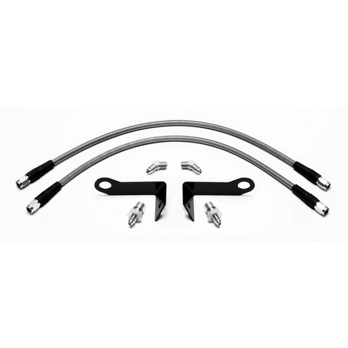 Wilwood Flexline, 18.00 in. Length, -3 Female to -3 Female, Mustang 2005 Front, Kit