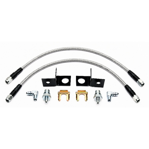Wilwood Flexline, 18.00 in. Length, -3 Female to -3 Female, Mustng 2005 Rear, Internal P-Brake, Kit