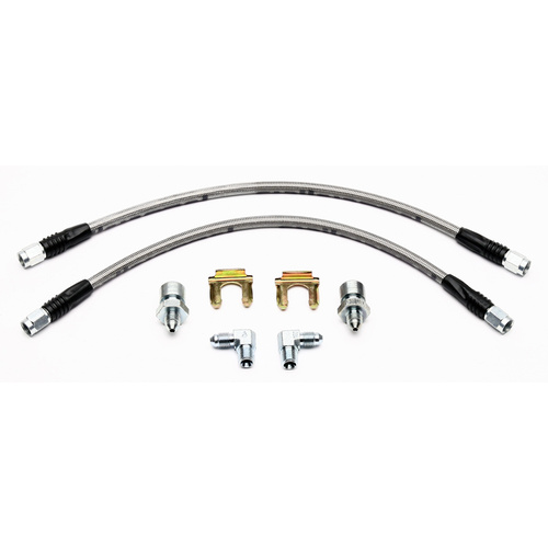 Wilwood Flexline, 12.00 in. Length, -3 Female to -3 Female, GM 1500 Rear 14.25 in. Rotor 1999-2006, Kit