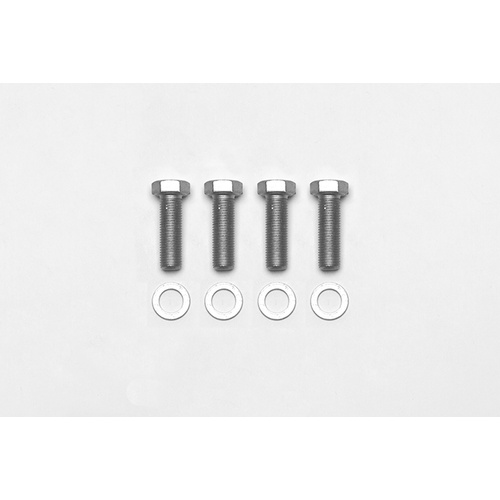 Wilwood Bolt, Hex Head, Alloy Steel, Grade 8, Hex, 1.250 in. Length, 3/8-24 Thread, Kit