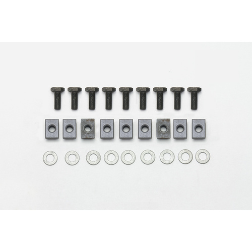 Wilwood Bolt, Hex Head, Alloy Steel, Grade 8, Hex, 0.625 in. Length, 1/4-28 Thread, Kit