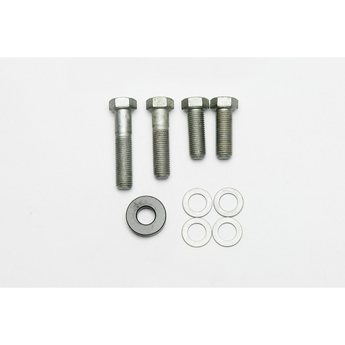 Wilwood Bolt, Hex Head, Alloy Steel, Grade 8, Hex, in. Length, 7/16-20 Thread, Kit