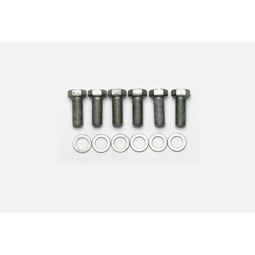 Wilwood Bolt, Hex Head, Alloy Steel, Grade 8, Hex, 1.000 in. Length, 3/8-24 Thread, Kit