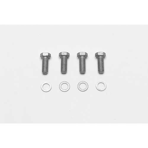 Wilwood Bolt, Hex Head, Alloy Steel, Grade 8, Hex, 1.000 in. Length, 3/8-24 Thread, Kit