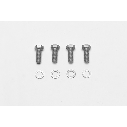 Wilwood Bolt, Hex Head, Alloy Steel, Grade 8, Hex, 1.000 in. Length, 3/8-24 Thread, Kit