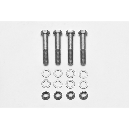 Wilwood Bolt, Hex Head, Alloy Steel, Grade 8, Hex, 2.250 in. Length, 3/8-24 Thread, Kit